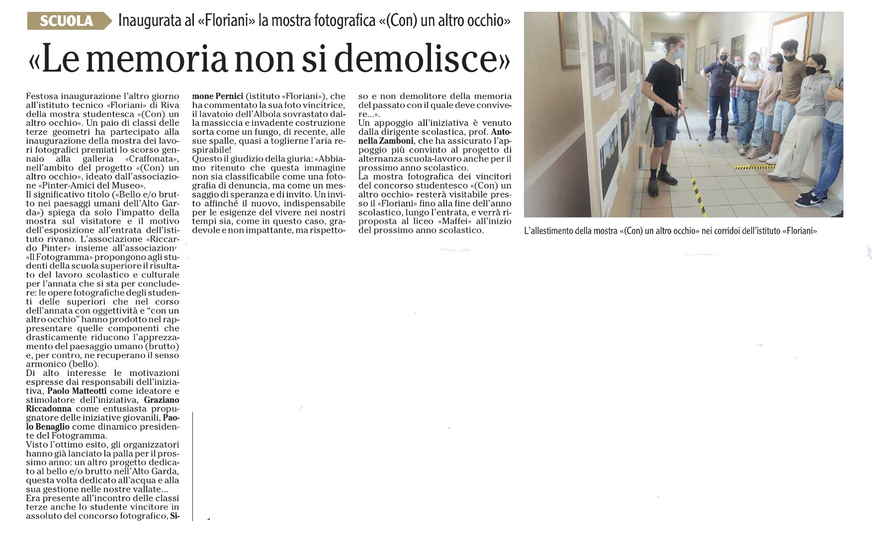 La memoria non si demolisce