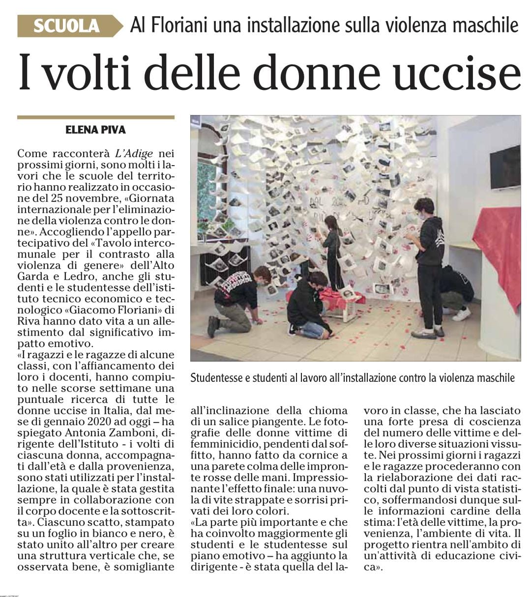 I volti delle donne uccise